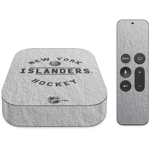 NHL New York Islanders Black Text Apple TV Skin